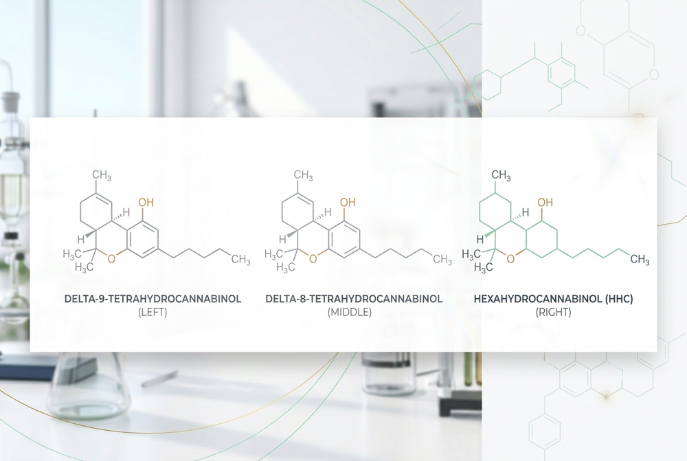 Delta-9 vs Delta-8 vs HHC: What’s the Difference?