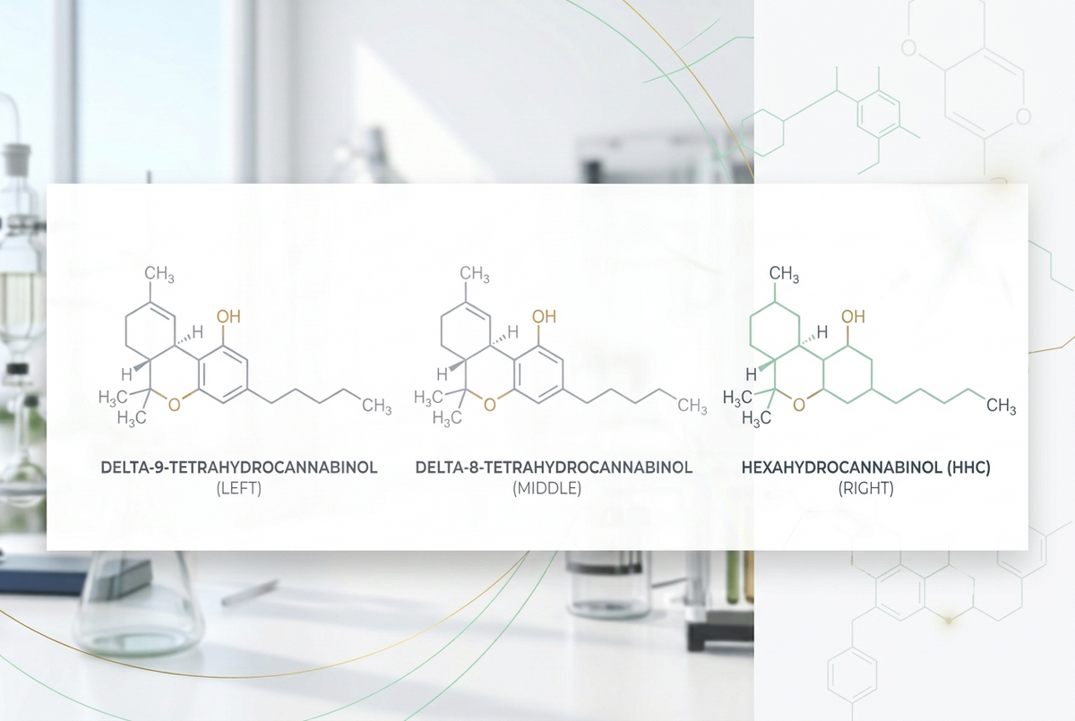 Delta-9 vs Delta-8 vs HHC: What’s the Difference?