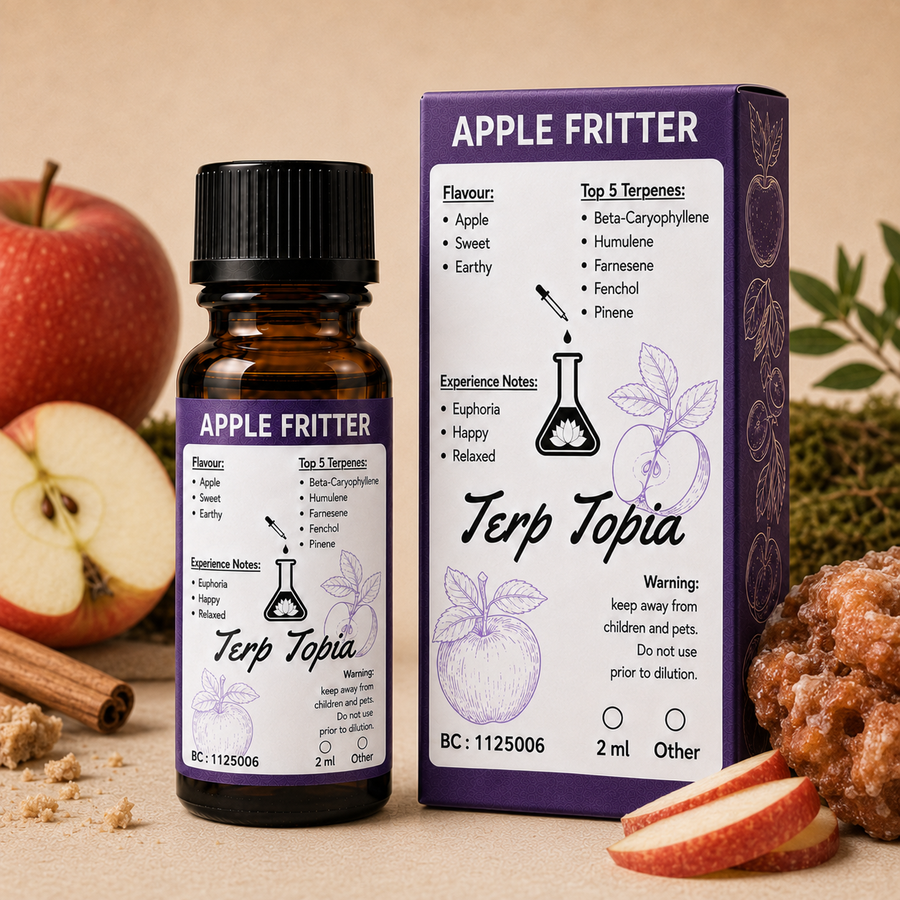 Apple fritter strain-specific Terpenes