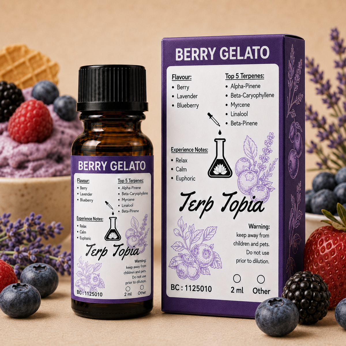 Berry Gelato terpene