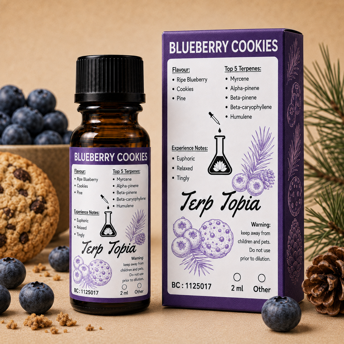 Blueberry Cookies terpenes