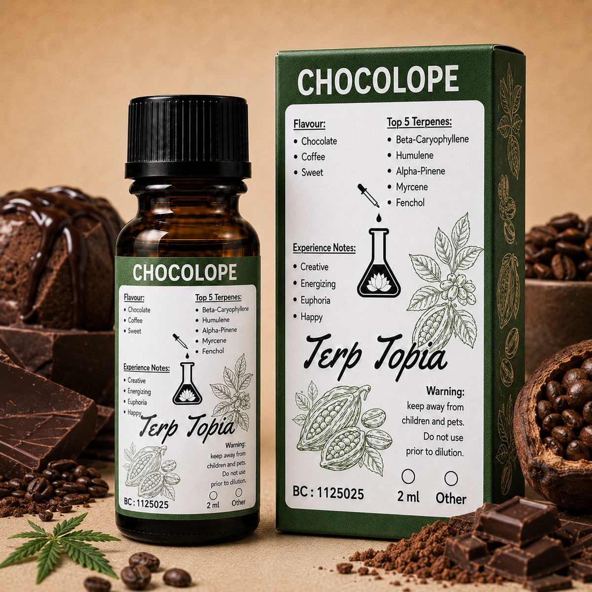 Chocolope terpenes