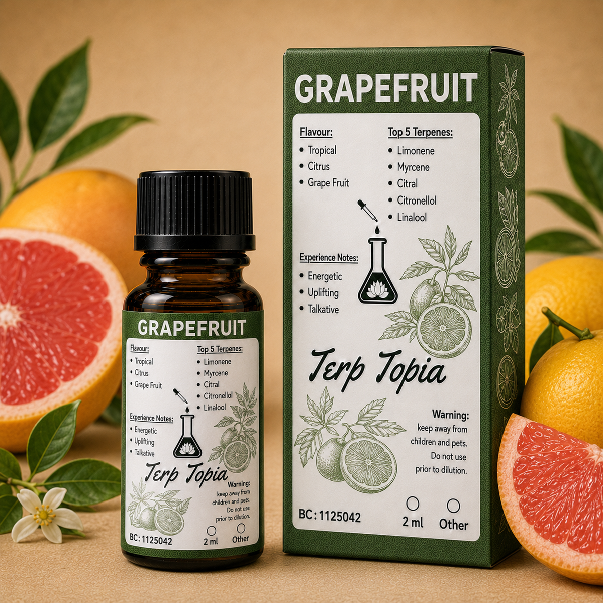 Grapefruit terpenes