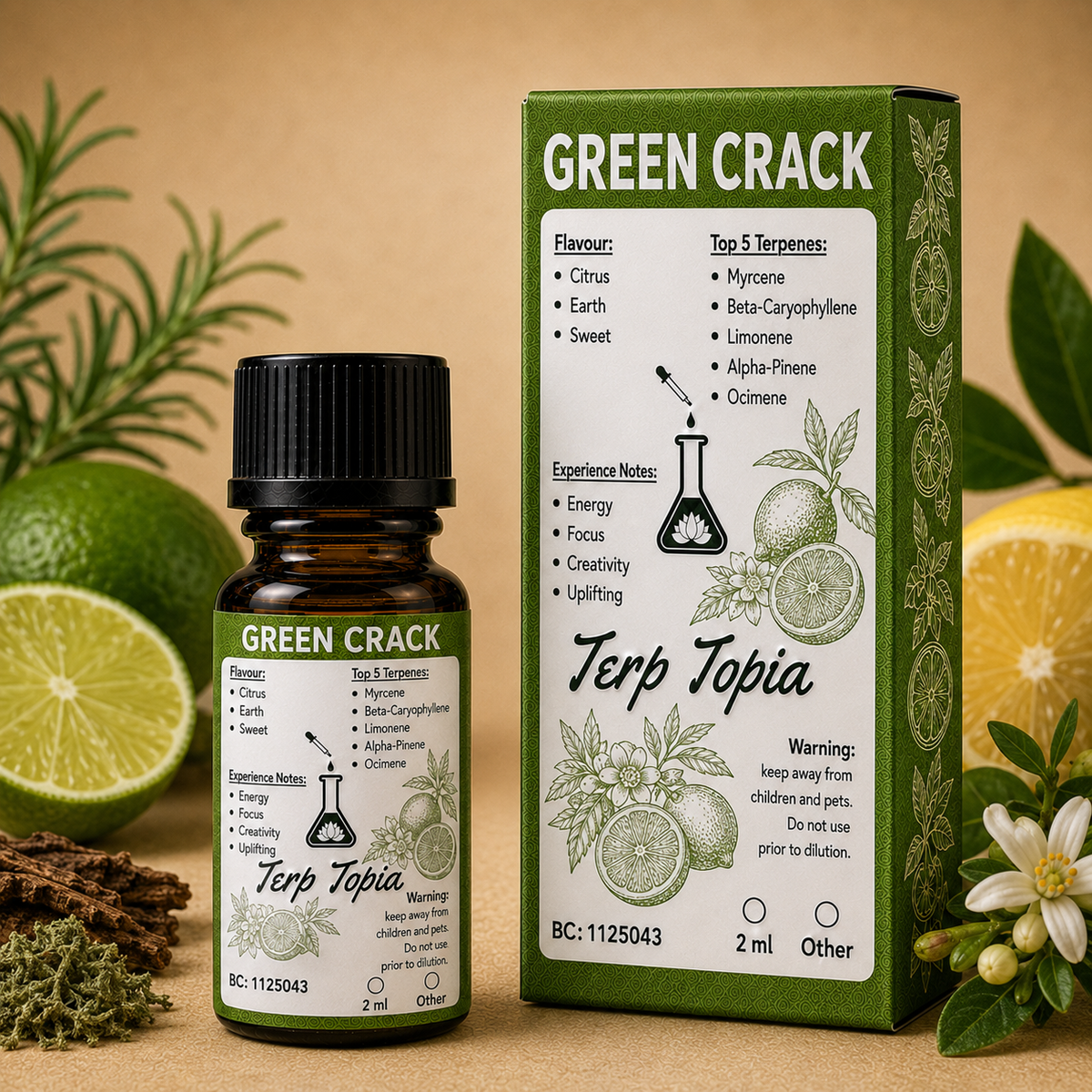 Green Crack terpenes