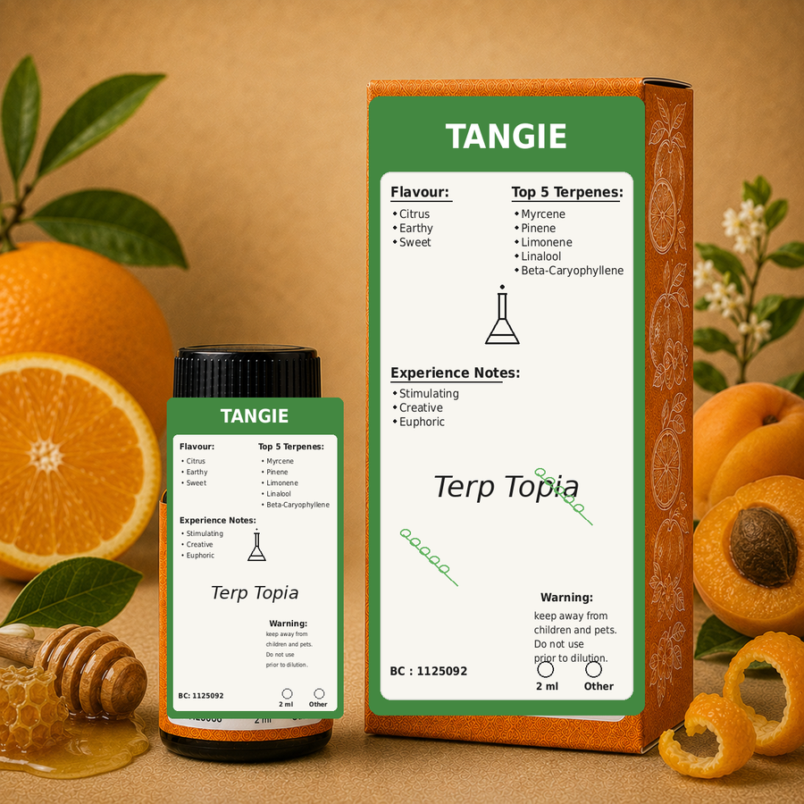 Tangie strain-specific terpenes