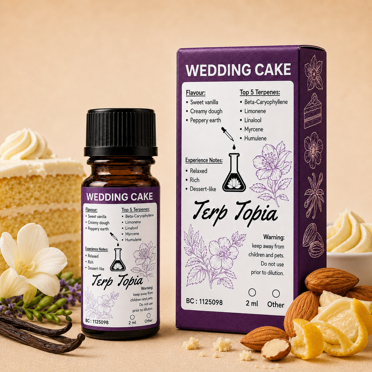 Wedding Cake terpenes